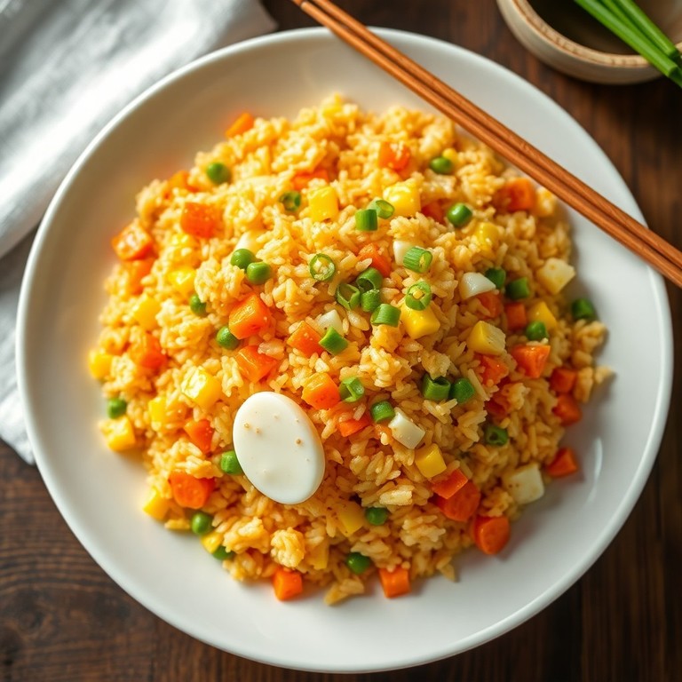 Egg Fried Rice with Vegetables