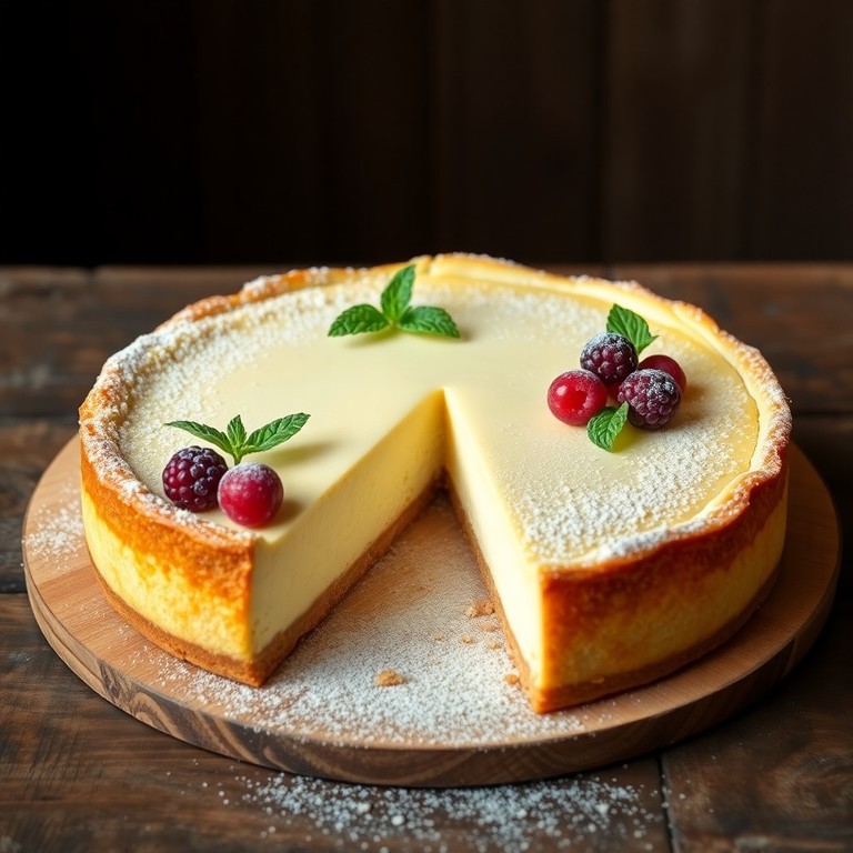 Gebratener Quark-Käsekuchen mit italienischem Flair