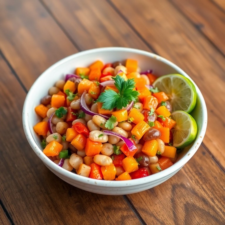 Salada de Feijão Fradinho com Legumes