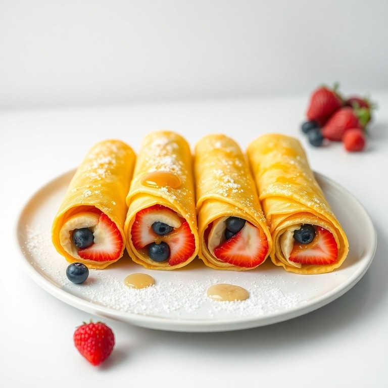 Sweet Omelette Roll-Ups