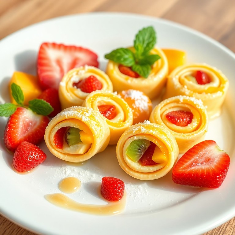 Sweet Omelette Roll-Ups