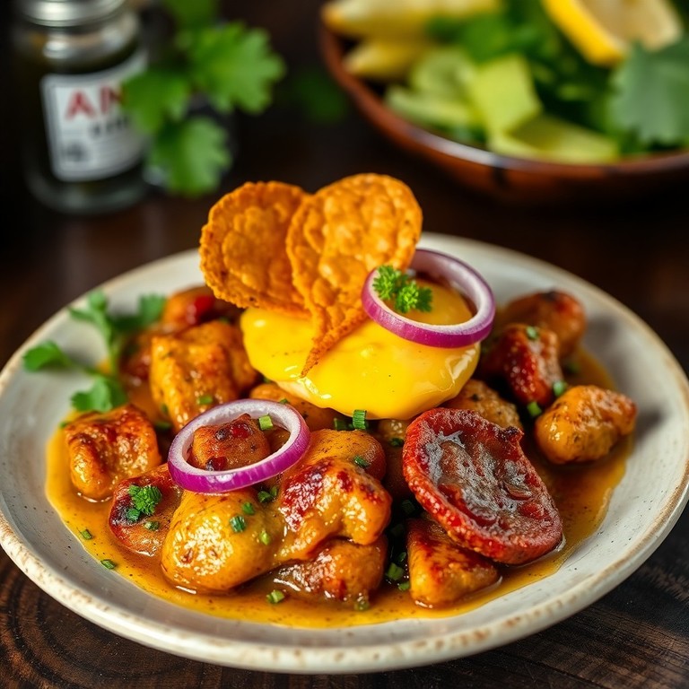 Mangú Dominicano com Queijo Frito e Salame
