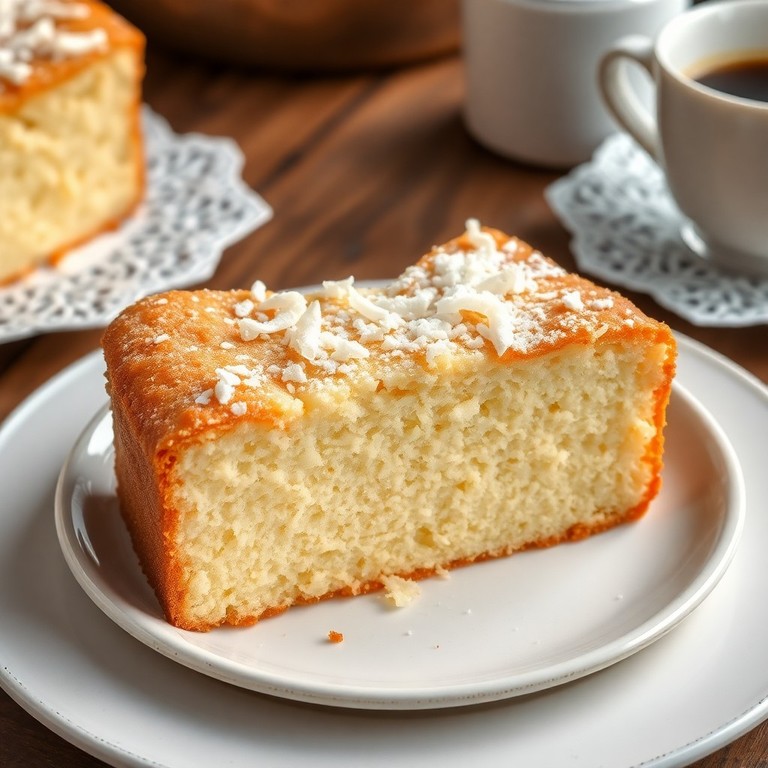 Bolo de Coco com Leite Condensado