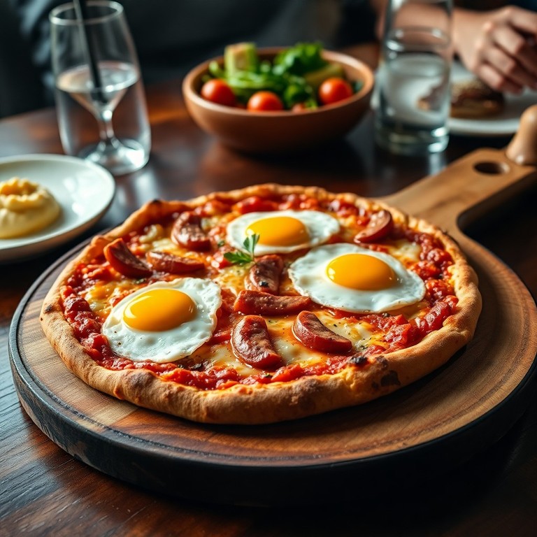 Pizza de Calabresa com Molho de Tomate Caseiro
