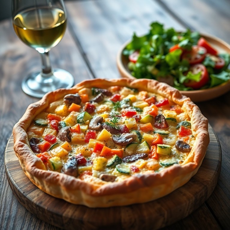 Quiche salée aux légumes méditerranéens