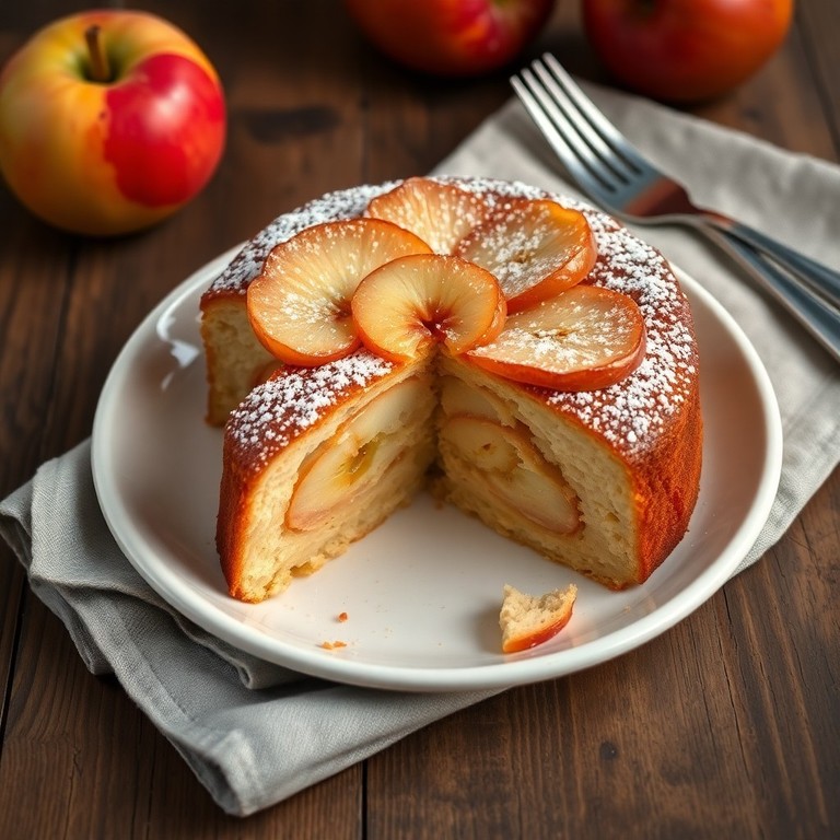 Gâteau aux pommes moelleux et aérien
