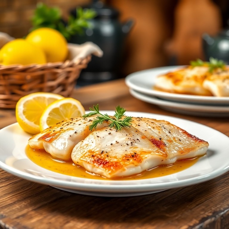 Seehechtfilets nach Meunière-Art