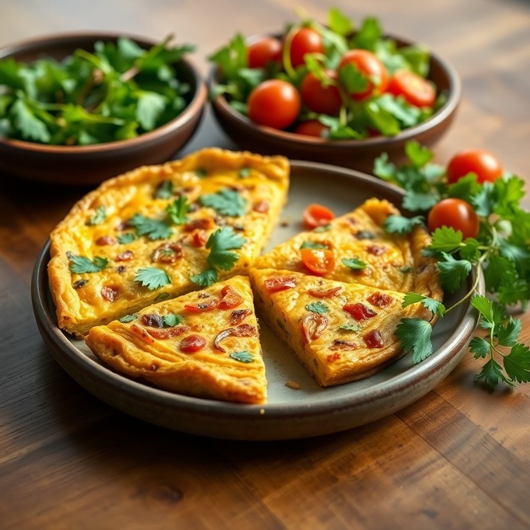 Green Chili Onion Frittata