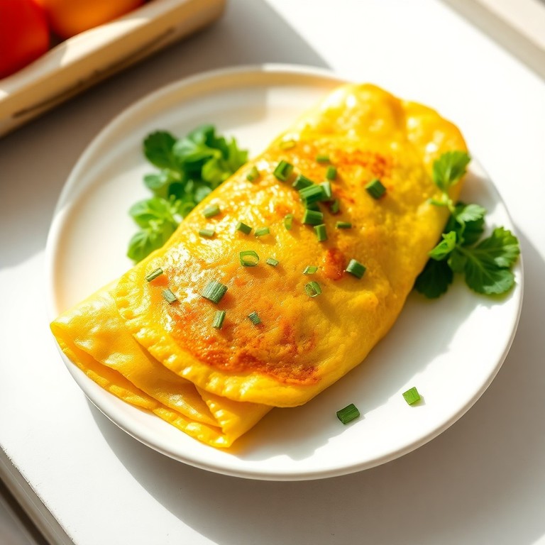 Omelette Provençale aux Herbes Fraîches