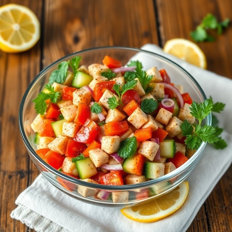 Soya Chunk Protein Salad