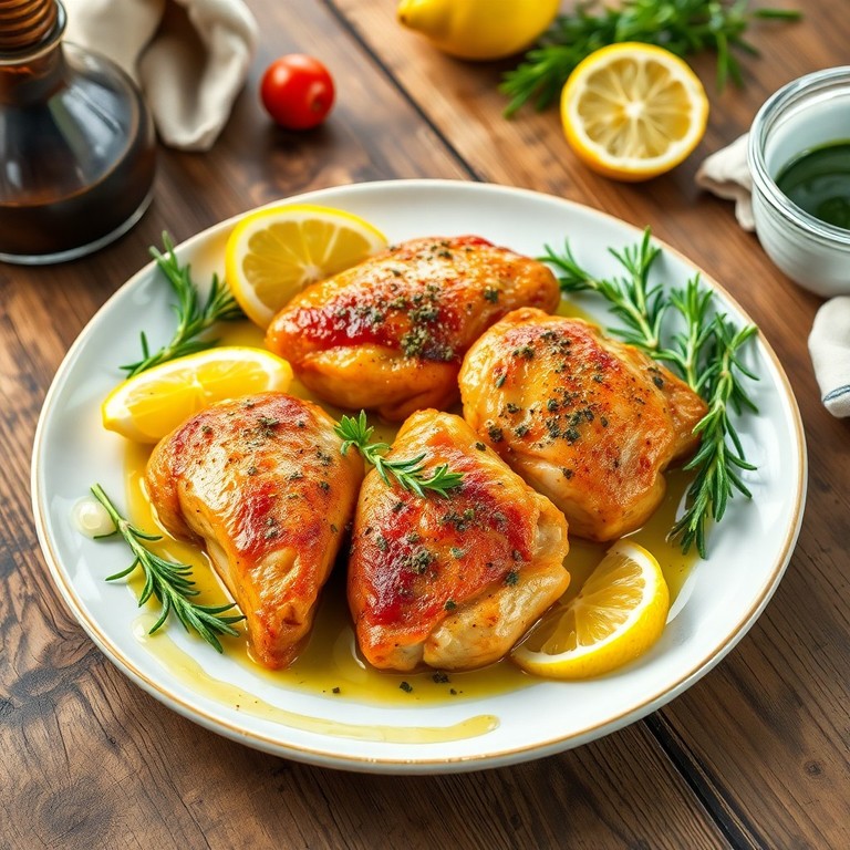 Pollo Asado al Estilo Mediterráneo