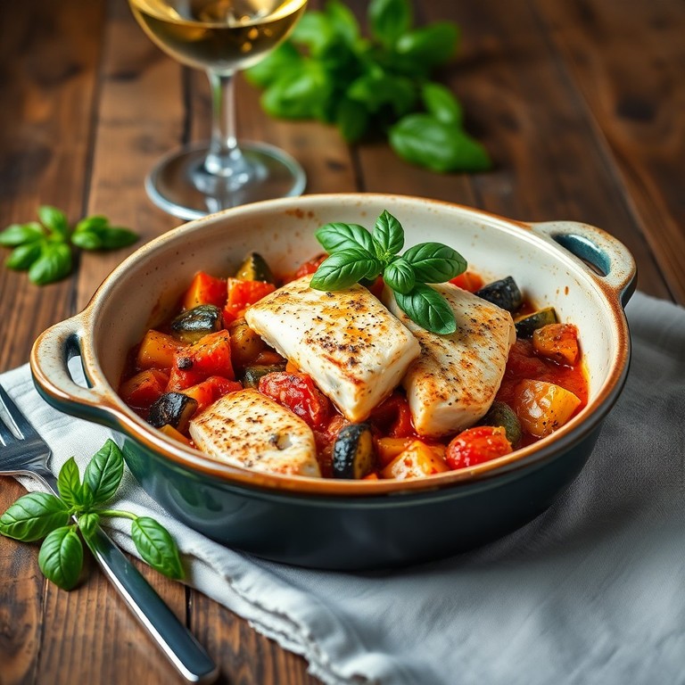 Ratatouille de Mulet au Four