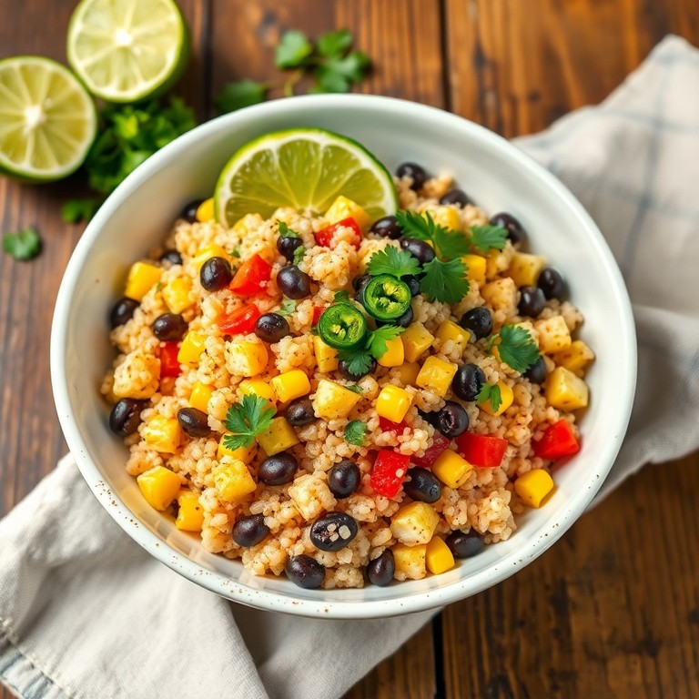 Southwest Chayote and Quinoa Salad