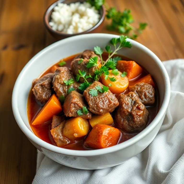 Ragoût de bœuf mijoté