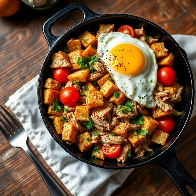 Savory Chicken & Herb Breakfast Hash