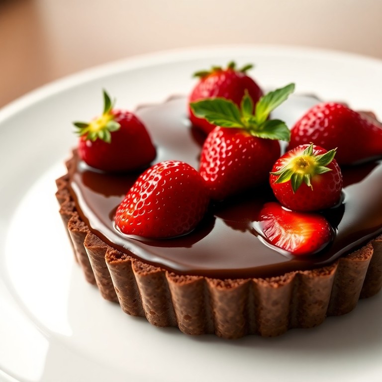 Torta de Morango com Creme de Leite Condensado e Chocolate