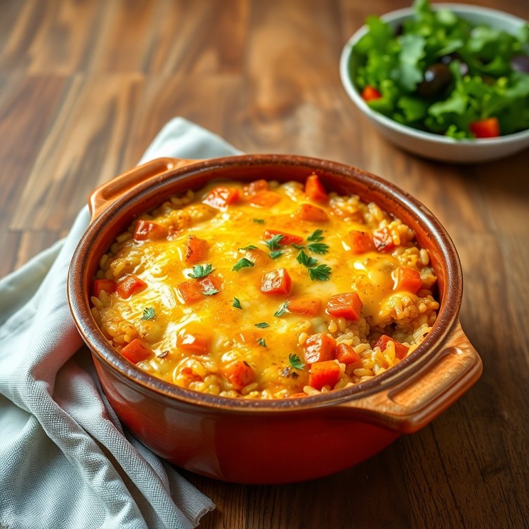 Pastel de Arroz y Verduras en la Olla