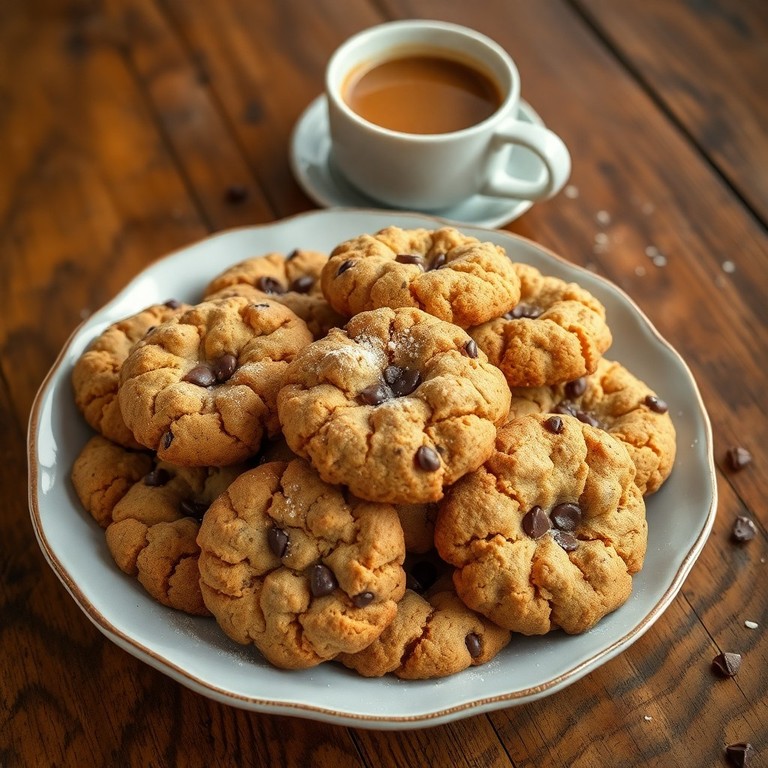 Cookies Crocantes de Cuscuz com Nesquik e Fermento