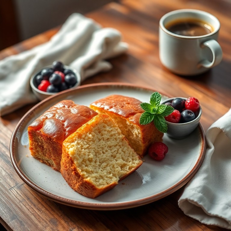 Bolo de Cuscuz com Toque Doce