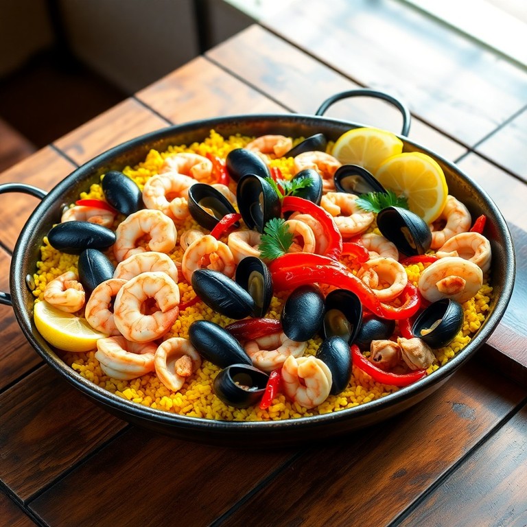 Paella de Mariscos Clásica