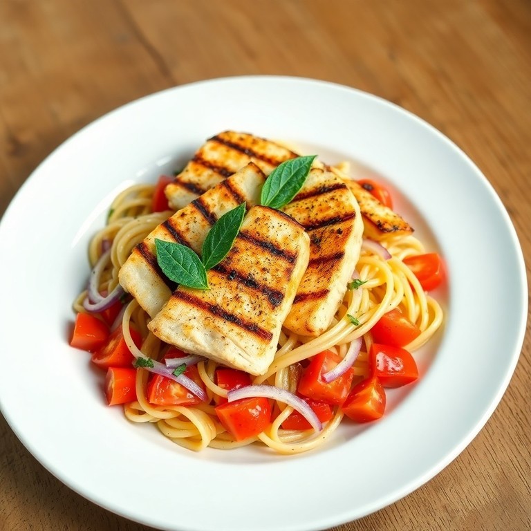 Salada Quente de Frango ao Estilo Mediterrâneo