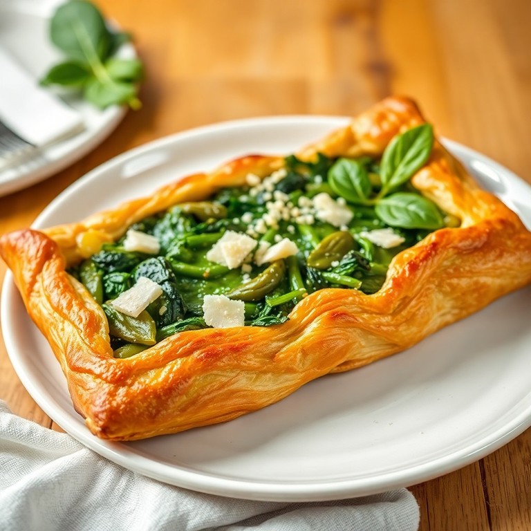 Torta salata alle bietole e spinaci