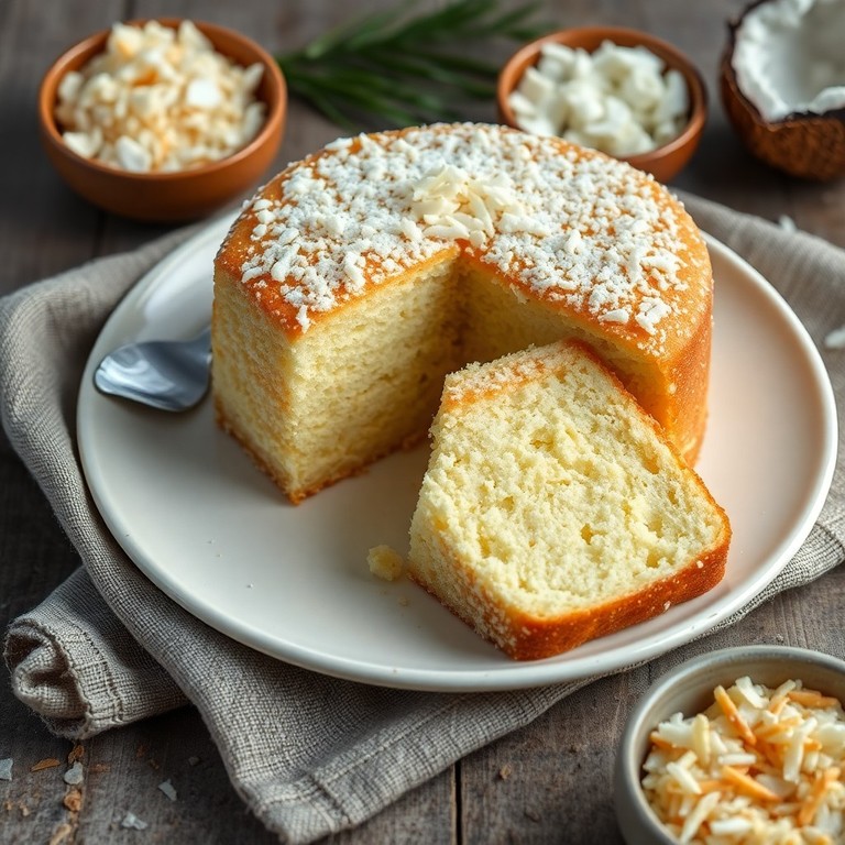 Bolo de Coco Cremoso