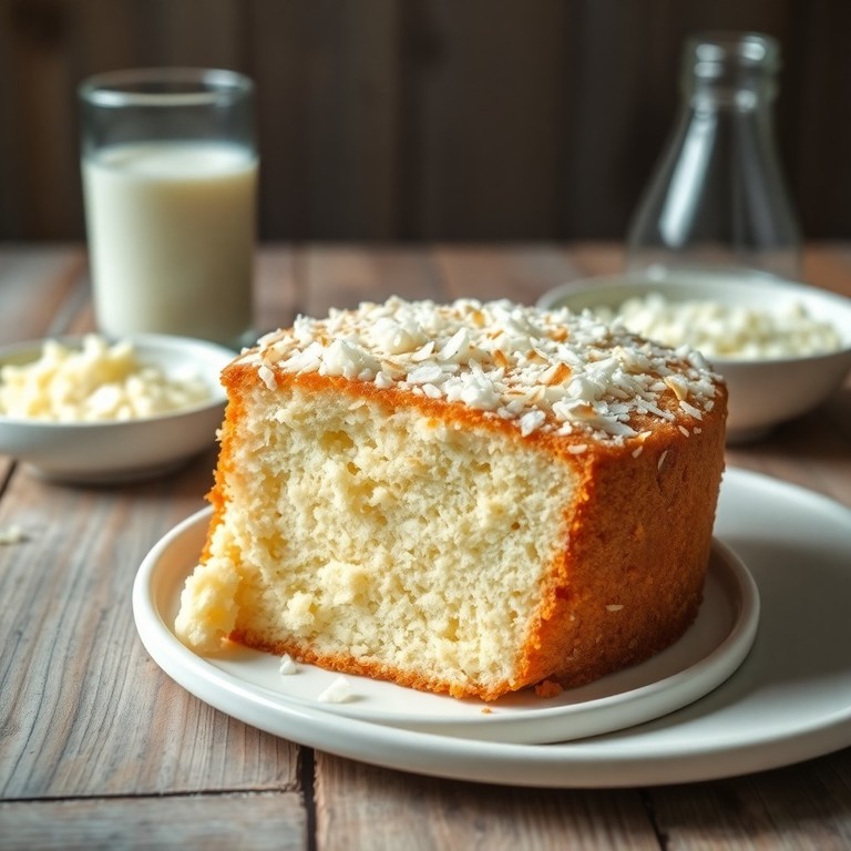 Bolo de Coco Cremoso