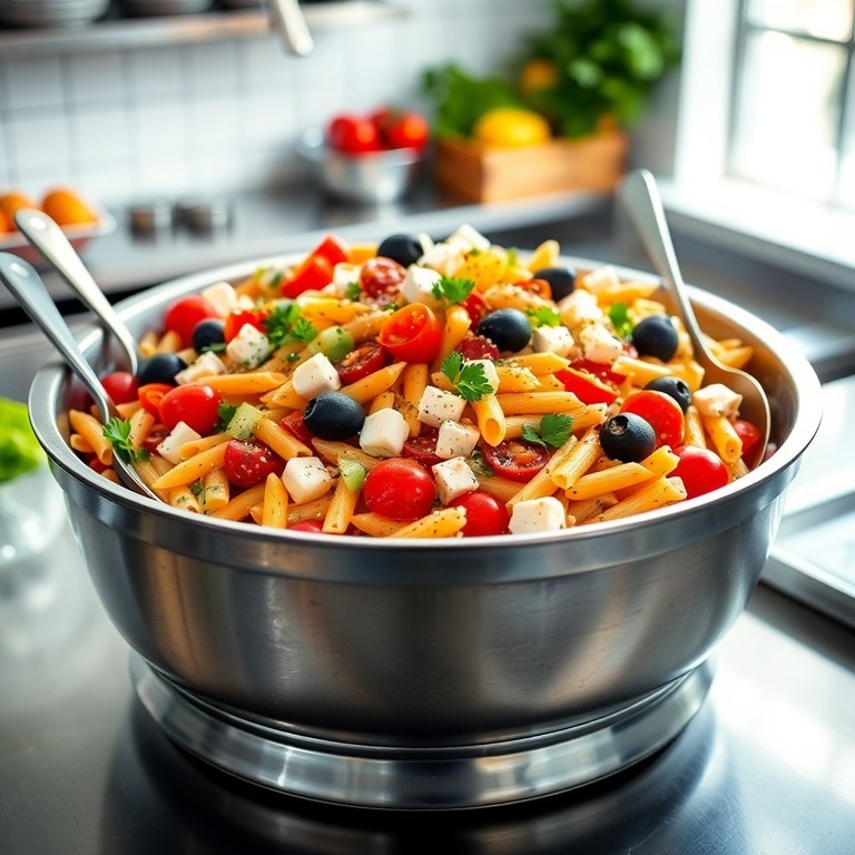 Salade de pâtes méditerranéenne