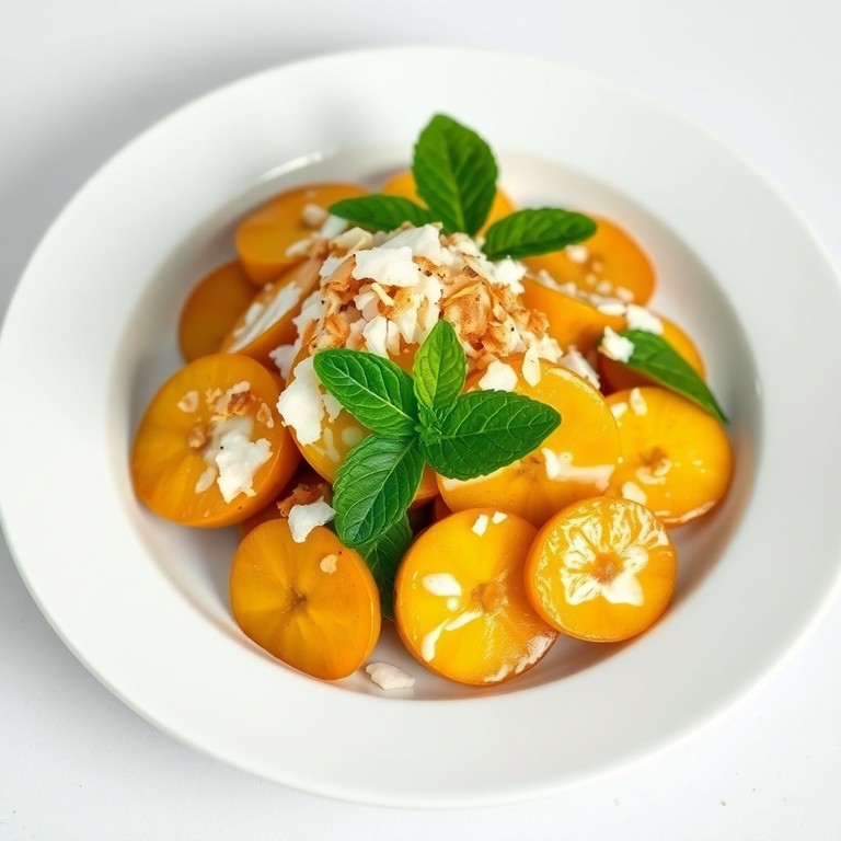 Ensalada Tropical de Plátano y Leche de Coco