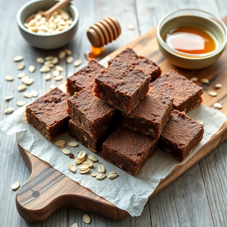Barritas energéticas de avena y cacao