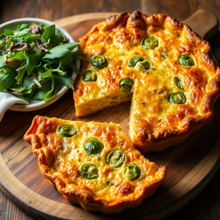 Rosenkohl-Gouda-Quiche