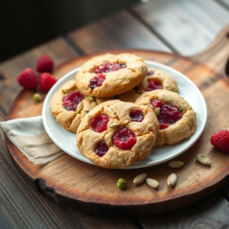 Cookies Framboise et Pistache