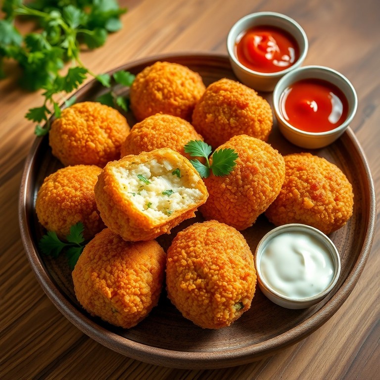 Croquettes de riz croustillantes