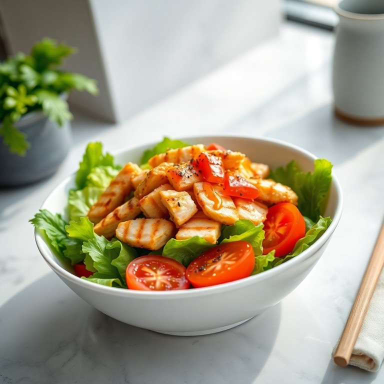 Salada de Frango ao Estilo Asiático