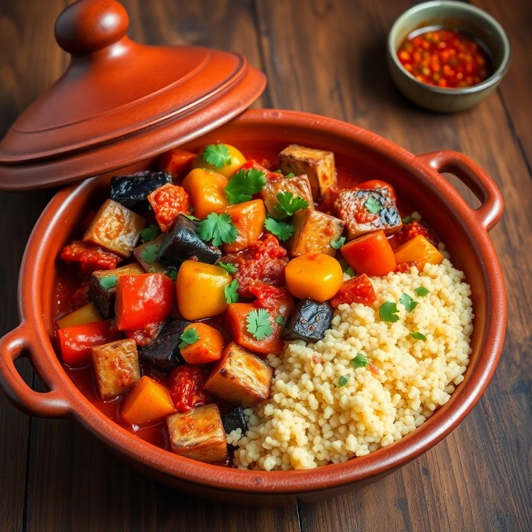 Tajine Végétarien aux Légumes et Harissa