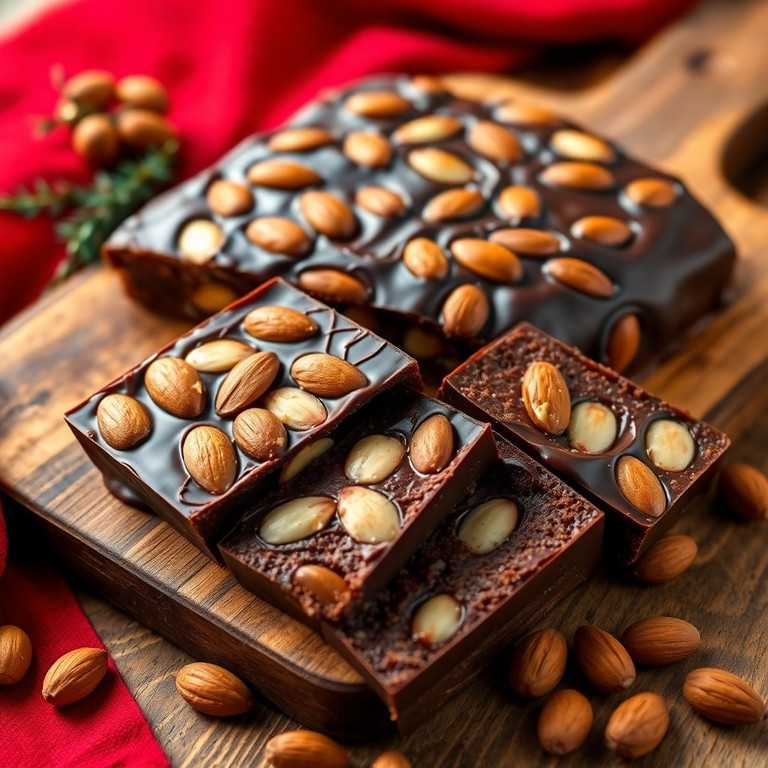 Turrón de Chocolate y Almendras Clásico