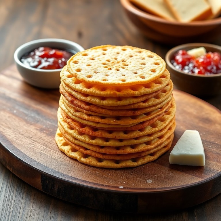 Galletitas de agua crocantes estilo Criollitas
