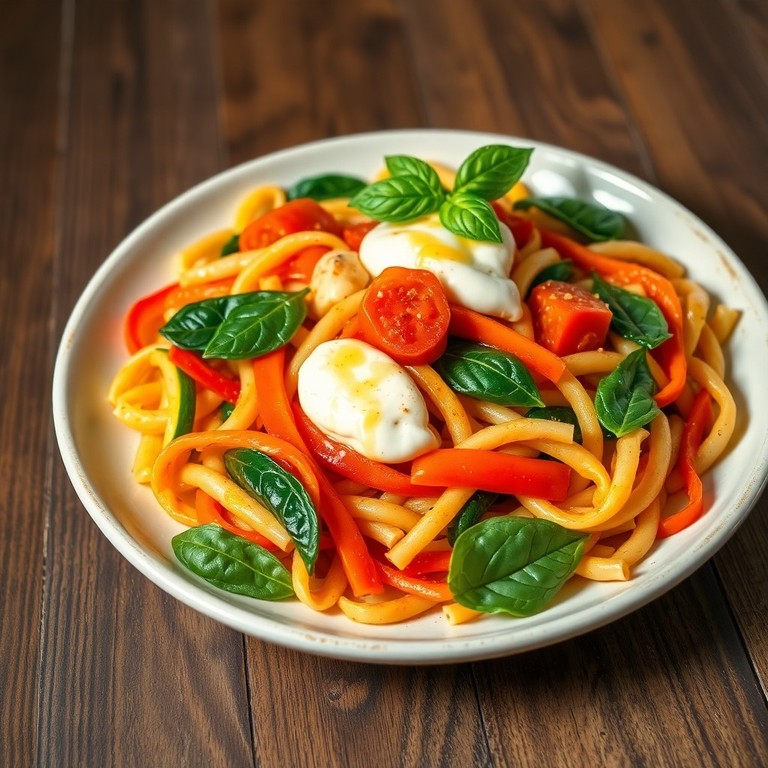 Vegetarische Mediterrane Pasta
