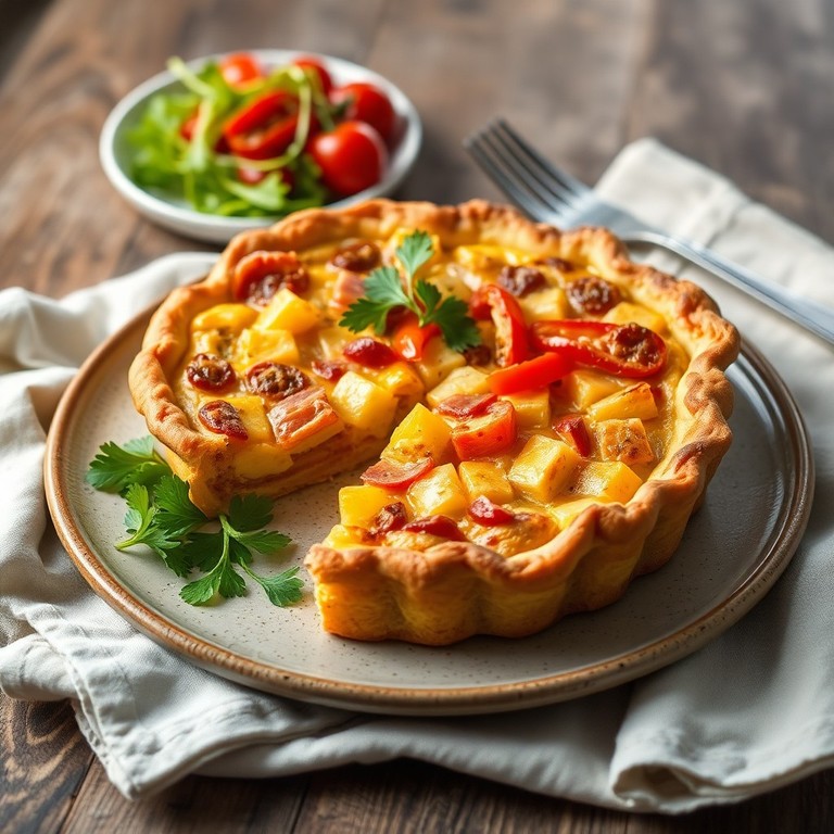 Schinken-Paprika-Quiche