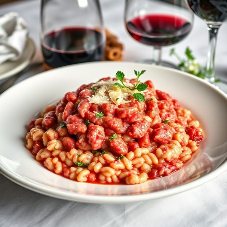 Risotto Bardolino mit Rotwein