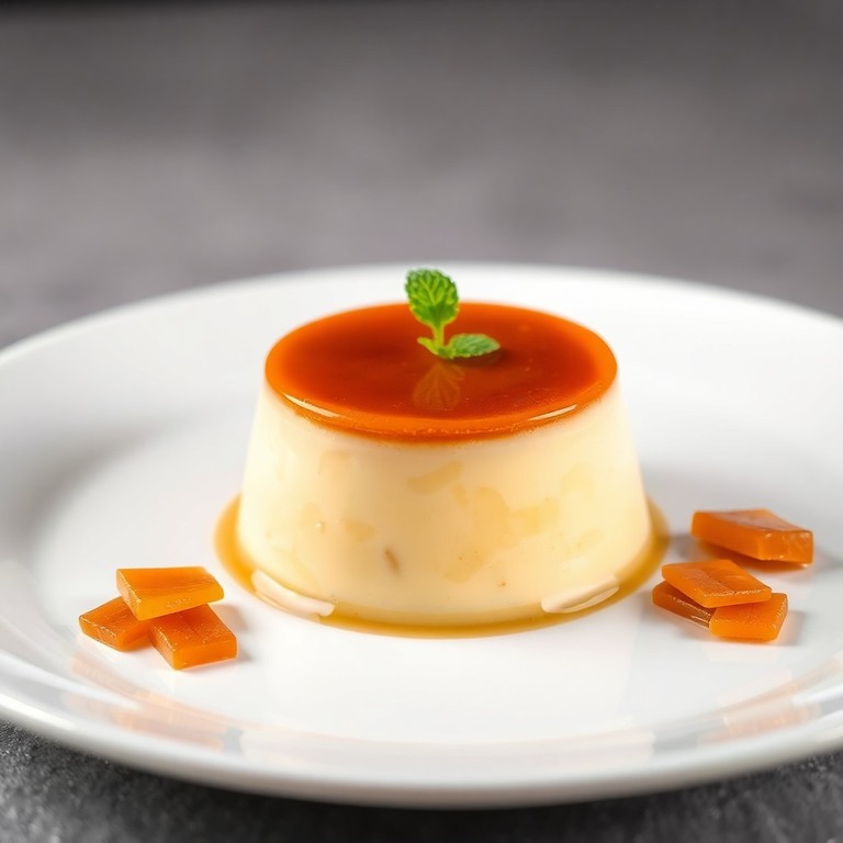 Entremets Flan à la Vanille et Caramel