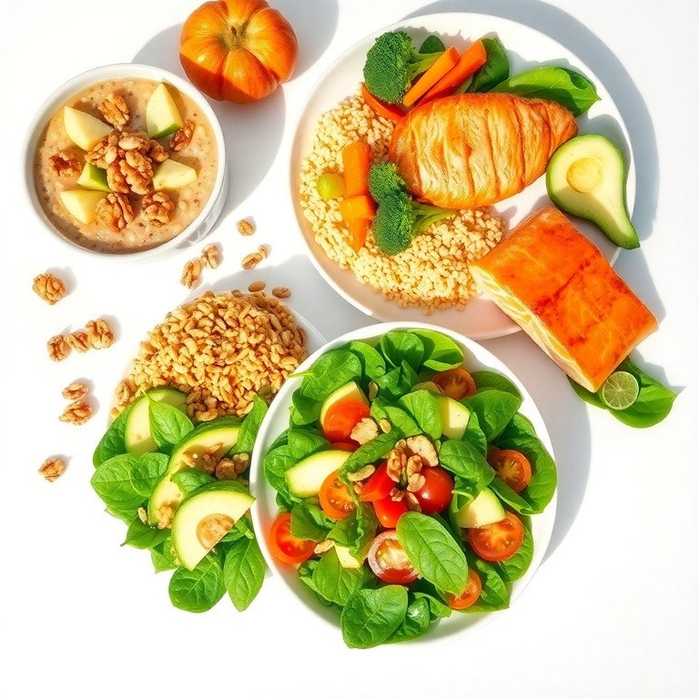 Plan Mensual de Comidas Equilibradas: Desayuno, Comida y Cena Saludables