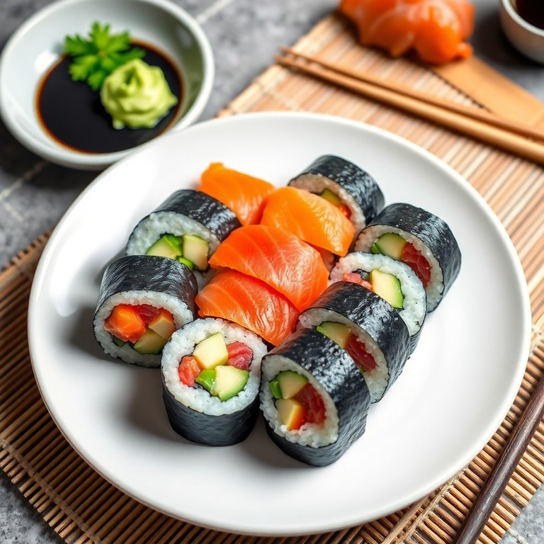 Maki Traditionnel aux Poissons Frais