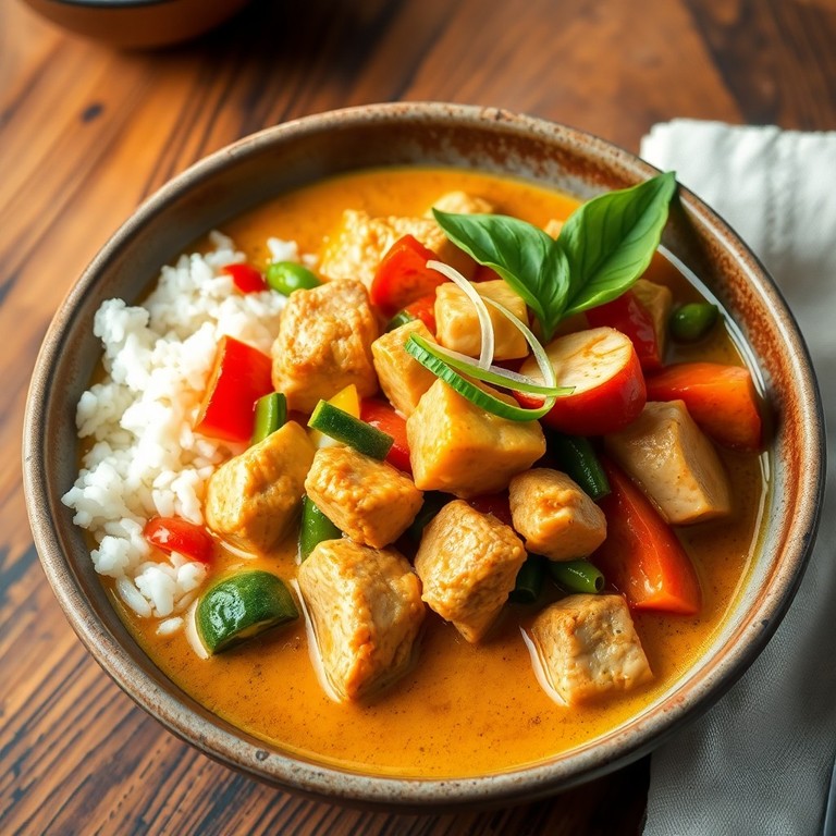 Thailändisches Grünes Hähnchencurry