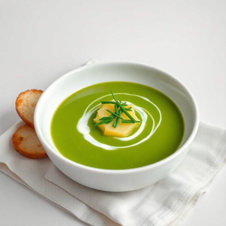 Soupe froide gourmande au cresson et à la pomme de terre revisitée