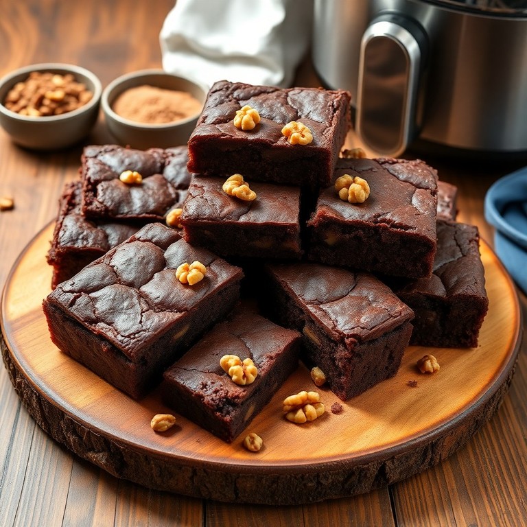 Brownies Croustillants à la Friteuse à Air