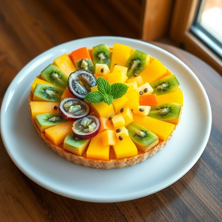 Tarta de Frutas Tropicales