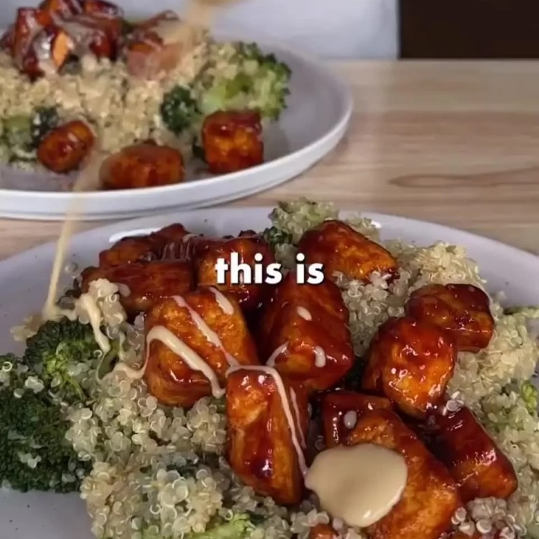 Tofu con gochujang y naranja