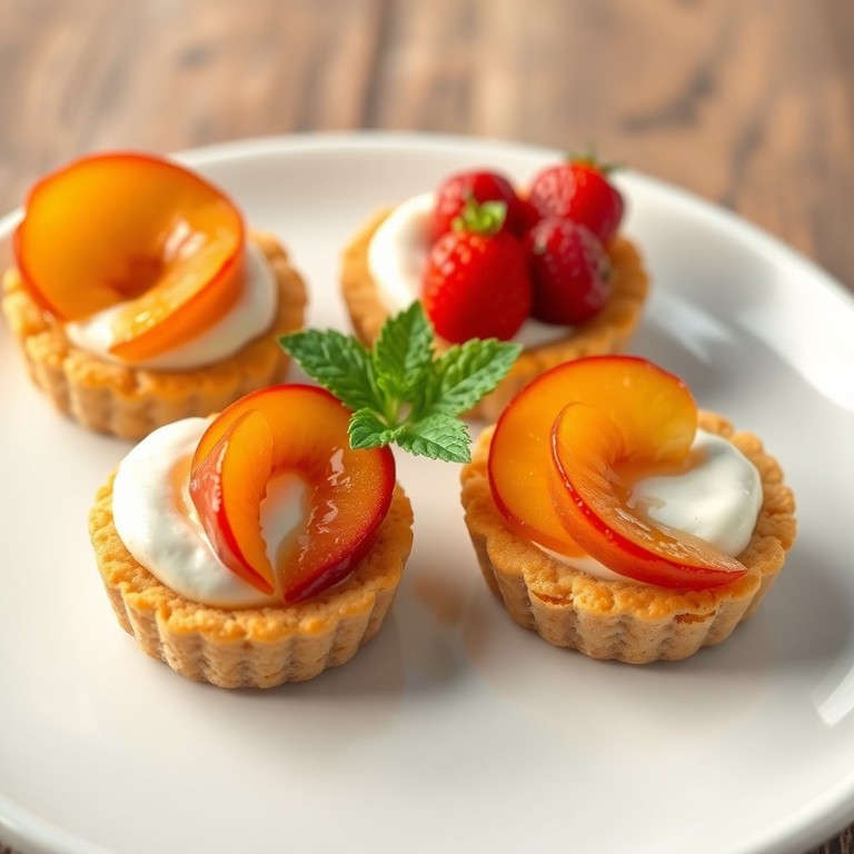 Tartelette fraîche à la crème légère et fruits